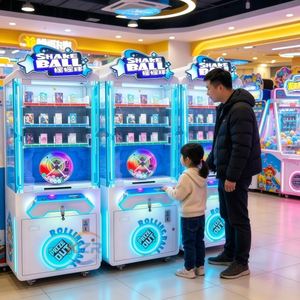 Nouvelle machine à billes de loterie porte-bonheur à monnayeur pour centres de jeux, machine commerciale à billes tournantes porte-bonheur, événement commercial - Product Image 5