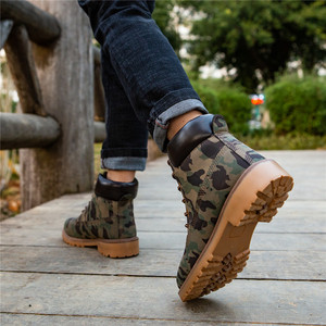 Botas de Invierno/Otoño para <span class=keywords><strong>Hombre</strong></span> y Mujer, Forro de Lana Cálido, Algodón, Planas, Talla Grande, de Caña Alta, Cómodas, para Parejas - Product Image 4