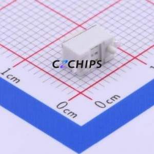 1TS002C-2600-5001-CT Tactile Switch SMD,6x3.5mm Switch Single Pole Single Throw Rectangle Button 2.6N Vertical Mount - Product Image 2