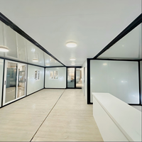 Villas de luxe préfabriquées en conteneurs, maisons conteneurs pliables et extensibles, cabines mobiles portables, hôtels et entrepôts