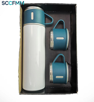 Nouveau transfert de chaleur Deluxe Bullet 304 tasse thermos en acier inoxydable Sublimation blanc enduit tasse à eau coffret cadeau avec boîte-cadeau