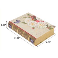Boîte cadeau de Noël personnalisée en carton avec fermeture magnétique en forme de livre pour chocolats, biscuits et bonbons