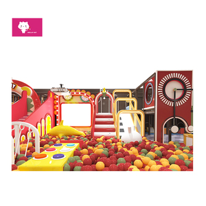 Équipement de terrain de jeu intérieur doux coloré personnalisé ensemble de jeu de <span class=keywords><strong>centre</strong></span> pour enfants labyrinthe toboggan en nid d'abeille équipement d'amusement - Product Image 1
