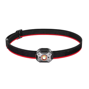 Lampe frontale LED ultra-mince 200 lumens, faisceau réglable, avertissement rouge, étanche IP44, batterie rechargeable, clip d'épaule réglable pour - Product Image 4