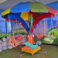 Manège Électrique Enfants Avion Carrousel pour Fête Foraine Grande Attraction Extérieure Équipement de Loisirs