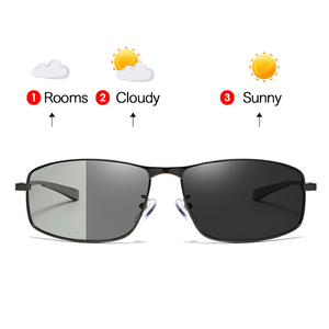 <span class=keywords><strong>Lunettes</strong></span> de Soleil Polarisées et <span class=keywords><strong>Photochromiques</strong></span> en Métal, Protection Nocturne Jaune, Sport Plein Air pour Hommes et Femmes - Product Image 3