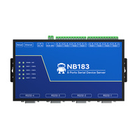 Ebyte-Servidor serial de 8 puertos de segunda generación ODM, Protocolo Modbus TCP/IP, pila de puerto serial a Puerto Ethernet
