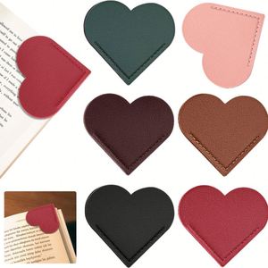 Colorful Pu Leather <b>Bookmarks</b> Simple Clip Keeper Book Mark Cute Page Corner <b>Bookmark</b> for Reading Lovers Teacher <b>Gift</b> - Product Image 5