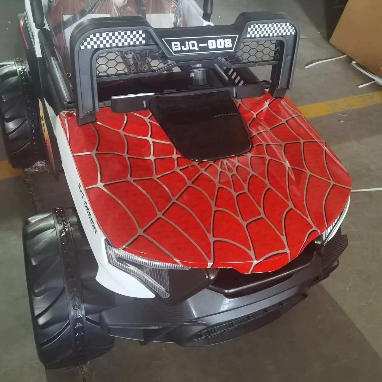 New Spider man 12V7A battery 2 Seats Electric Car Kids Children Baby Toy Car Ride On Car For Kids To Drive remote control
