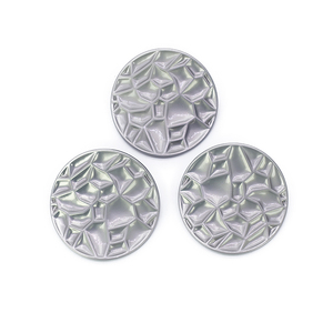 Nút may Kim Loại Lớn thời trang không đều kết cấu gập ghềnh mạ nút áo hợp kim kẽm quá khổ nhà máy kim cương cung cấp - Product Image 2