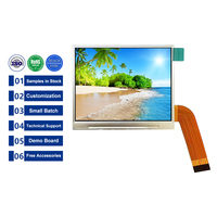 Module d'écran LCD TFT IPS paysage 3,5 pouces 640x480 1000 cd/m² MIPI DSI, écran LCD 3,5 pouces ST7703 24 broches avec option de panneau tactile CTP