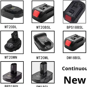 Nuevo Adaptador de Batería de Iones de Litio para Convertir Baterías de Herramientas Eléctricas de 18V/20V a Baterías de Taladro Inalámbrico - Product Image 5