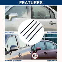 Joint d'étanchéité de fenêtre de voiture pour Hyundai Accent 2006-2011 82210 1E000 82220 1E000 83210 1E000 83220 1E000
