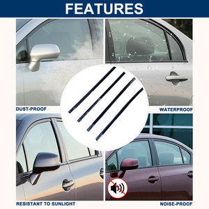 Guarnizione Finestrino Auto per <span class=keywords><strong>Hyundai</strong></span> Accent 2006-2011 82210 1E000 82220 1E000 83210 1E000 83220 1E000 - Product Image 2
