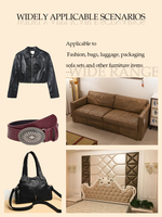 Tissu en cuir PU durable de haute qualité pour la tapisserie de meubles, canapé, siège, chaise, toucher doux, résistant à l'eau et aux taches, cuir PU