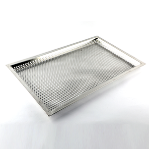 Profesional inferior con moldes para bollos, marca de drenaje cónico, bandeja perforada para Pizza, molde antiadherente de acero al carbono, bandeja redonda para Pizza - Product Image 1