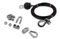Machine à câble multifonctionnelle robuste et portable avec poulie, pour entraînement triceps, lat pulldown, en acier et nylon, pour la gym et l'exercice à domicile
