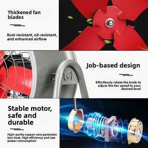 Ventilador Cilíndrico, Extractor de Conductos <span class=keywords><strong>Potente</strong></span>, <span class=keywords><strong>Campana</strong></span> <span class=keywords><strong>Extractora</strong></span> de Cocina, Ventilador de Extracción, Ventilador de Extracción Industrial Silencioso de 220v - Product Image 3