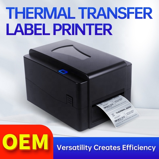 203dpi 300dpi 110mm Thermal Transfer and Direct Thermal Printer Barcode Label Printer Wash Care Label PET LABEL