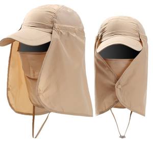 Sombrero de Pesca Unisex para Verano con Capucha de Secado Rápido, Impermeable, 100% Poliéster, Gorra de Béisbol para Senderismo y Protección Solar - Product Image 1