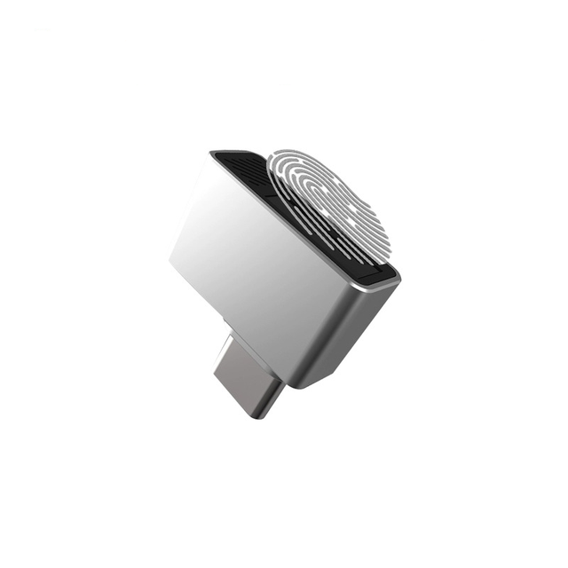 Smart Fingerprint Reader Type-C for Windows 7/8/8.1/10 Hello,Fingerprint Scanner PC Dongle for Password-Free and File Encryption