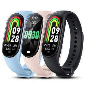 2023 Nieuwe M8 Smart Watch Armband Sport Fitness Tracker Smartwatch Stappenteller Polsband Fitpro App M8 Smart Band
