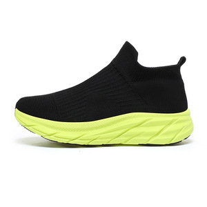 2026 Solid Color Breathable Mesh Running <b>Shoes</b> with Lightweight EVA Elastic <b>Liner</b> and Soft Bottom for Spring and Summer - Product Image 1