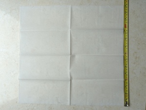 Papel Desechable Plegable Antipolvo 1/8 (40cm*40cm) para Comida - Product Image 4