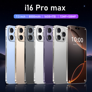 <span class=keywords><strong>2025</strong></span> mô hình mới I16 Pro Max điện thoại thông minh 108mp phía sau máy ảnh Octa core CPU HD LTE di động 144Hz Đức giá thấp hơn - Product Image 1