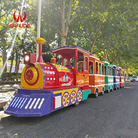 Nouvelles attractions de parc d'attractions, trains touristiques, manèges familiaux, manèges électriques sans rail pour enfants, fabrication sur mesure