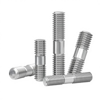 Factory Wholesale Stainless Steel Zinc Plated Double End Stud Full Threaded Rod Industrial Fastening Double Head Bolt Connector