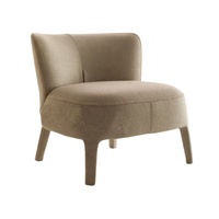 Fauteuil de loisirs moderne en velours pour restaurant, café, hall d'hôtel, fauteuil d'appoint en tissu bouclé