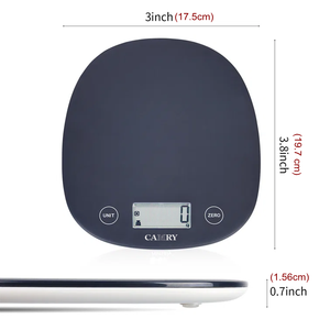 도매 가정용 Escala De Cocina 라운드 식품 저울 디지털 무게 그램 및 오즈 5kg 주방 저울 디지털 디스플레이 - Product Image 6
