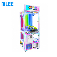 Claw Buddy Machine à griffes à monnayeur, avec bande lumineuse LED arc-en-ciel et joystick, pour attraper les prix en arcade