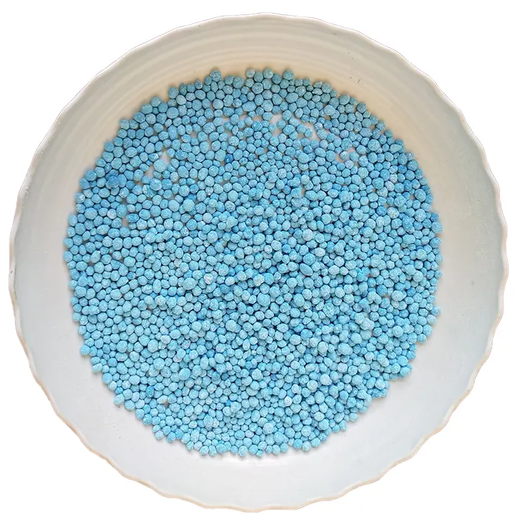 Fabricant d'engrais composés à libération lente produit chimique agricole NPK 12-12-17 + 2MgO granulaire