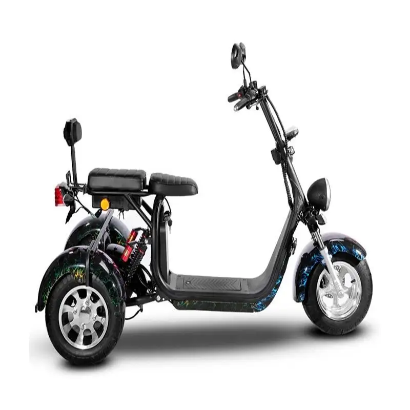 סין קטנוע חשמלי 3 גלגלים למבוגרים 1500w 2000w 40 Ah סוללת ליתיום נשלפת תלת אופן צמיג שמן למכירה