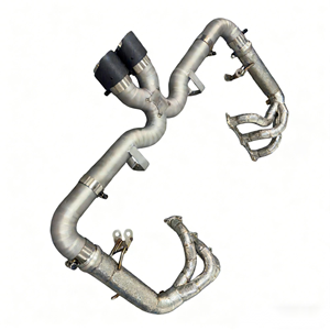 Système d'échappement Catback à soupapes en titane de grade 5 Vortex compatible avec Porsche 992 GT3 4.0 2022-2025 Installation facile Échappement performant - Product Image 1