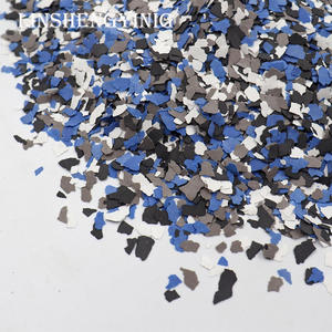 LSY Noir, blanc, bleu, gris Flocons de <span class=keywords><strong>peinture</strong></span> pour <span class=keywords><strong>sol</strong></span> de garage Revêtements de <span class=keywords><strong>sol</strong></span> en béton pour mur de garage Intérieur Extérieur <span class=keywords><strong>Peinture</strong></span> de maison - Product Image 2