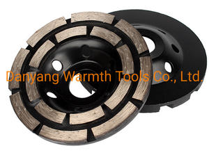 หัวเจียรเพชรแบบกดเย็นคุณภาพสูง ขนาด 4 นิ้ว แบบกำหนดเองจากโรงงาน พร้อมแกนขนาด 20 มม. สำหรับงานขัดหยาบและลบคม - Product Image 3