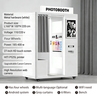 Cabina de Fotos Automática para Selfies en Bares y Discotecas, con Luz, para Fiestas y Eventos