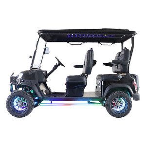 Voiturette de <span class=keywords><strong>golf</strong></span> électrique 48V personnalisée de haute qualité, grande capacité, <span class=keywords><strong>4</strong></span> places, tout-terrain, certifiée CE, châssis en acier, autonomie de 90 km - Product Image 3