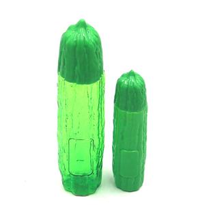 Vuoto PETG melone amaro zucca forma Gel Shampoo resistente alta trasparente contenitore cosmetico bottiglia con tappo a vite - Product Image 3