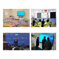 OEM 55 65 75 86 98 100 4K UHD infrarouge tableau blanc interactif tactile intelligent LED conseil d'administration pour l'éducation scolaire tableau interactif