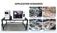 Cortadora Láser de Fibra de Escritorio de 800W, Nuevo Diseño 2026, VTX4040, con Gas Nitrógeno para Corte Brillante de Acero Inoxidable y Oxígeno para Acero al Carbono