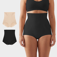 Shapewear Shangbini taille haute en soie, contrôle du ventre, culotte amincissante sans couture, rehausseur de fesses, gaine sculptante respirante et invisible