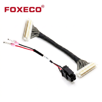 Câble FOXECO MX30 à conducteur en cuivre de type bande, isolé en PVC, 60V 200mm, faisceau d'alimentation/signaux pour drones de course FPV, modèle 43025-0400