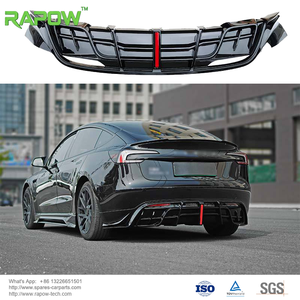 Kit Carrozzeria Completo RAPOW per Model 3, Accessori Esterni in Carbonio: Fari Posteriori, Paraurti, Cofano, Paddle, Pacchetto Upgrade Direttamente dalla Fabbrica - Product Image 4