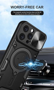 Custodia per <span class=keywords><strong>iPhone</strong></span> 16 <span class=keywords><strong>Pro</strong></span> Max, 15 <span class=keywords><strong>Pro</strong></span> Max, Grado Militare, Protezione Fotocamera Scorrevole, Anello Privacy, Supporto, Custodia Rinforzata per <span class=keywords><strong>iPhone</strong></span> 14 13 <span class=keywords><strong>12</strong></span> <span class=keywords><strong>Pro</strong></span> 11 XS XR - Product Image 4