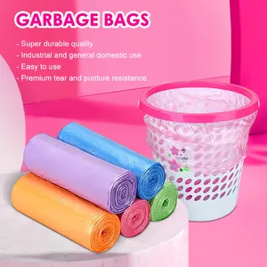 SUNHO Saco de lixo plástico à prova de vazamentos, saco de lixo com embalagem impressa, forro reciclável, venda imperdível