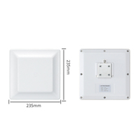 Lecteur RFID UHF longue portée intégré, antenne RFID 7dbi, Wiegand RS232 RS485 TCP/IP WIFI pour contrôle d'accès, lecteur de balises RFID